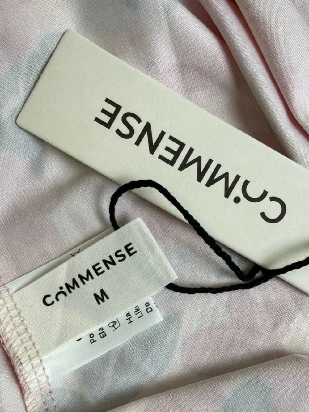 Commense Pink Floral Maxi Slip Dress Medium NWT Spring Summer